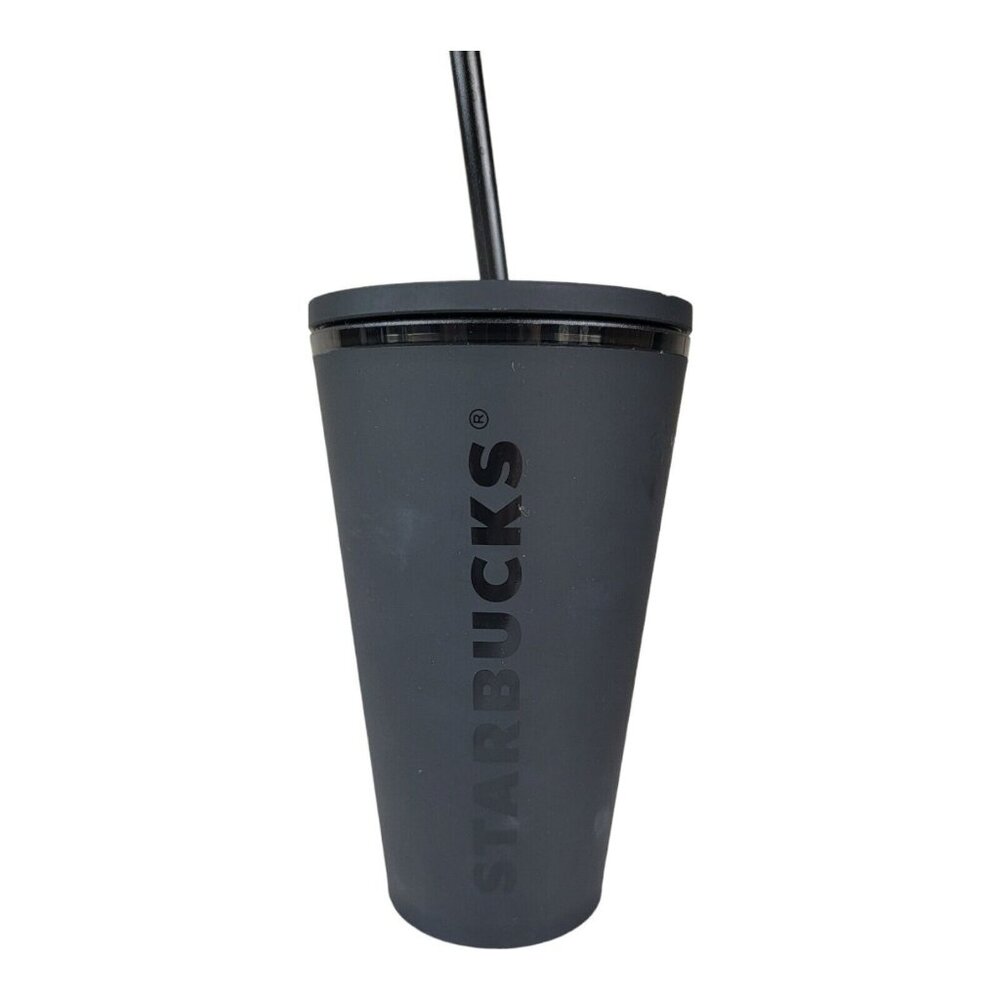 Starbucks 2020 Matte Black Cold Cup‎ 16oz Tumbler